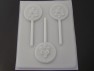 3543 Get Well Soon Chocolate or Hard Candy Lollipop Mold